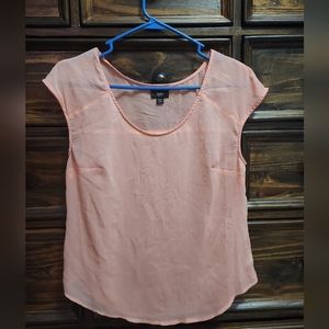 Sheer pink t-shit